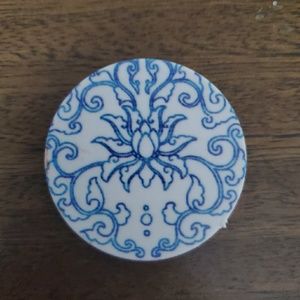 Blue Flower Mandala Phone Sockets